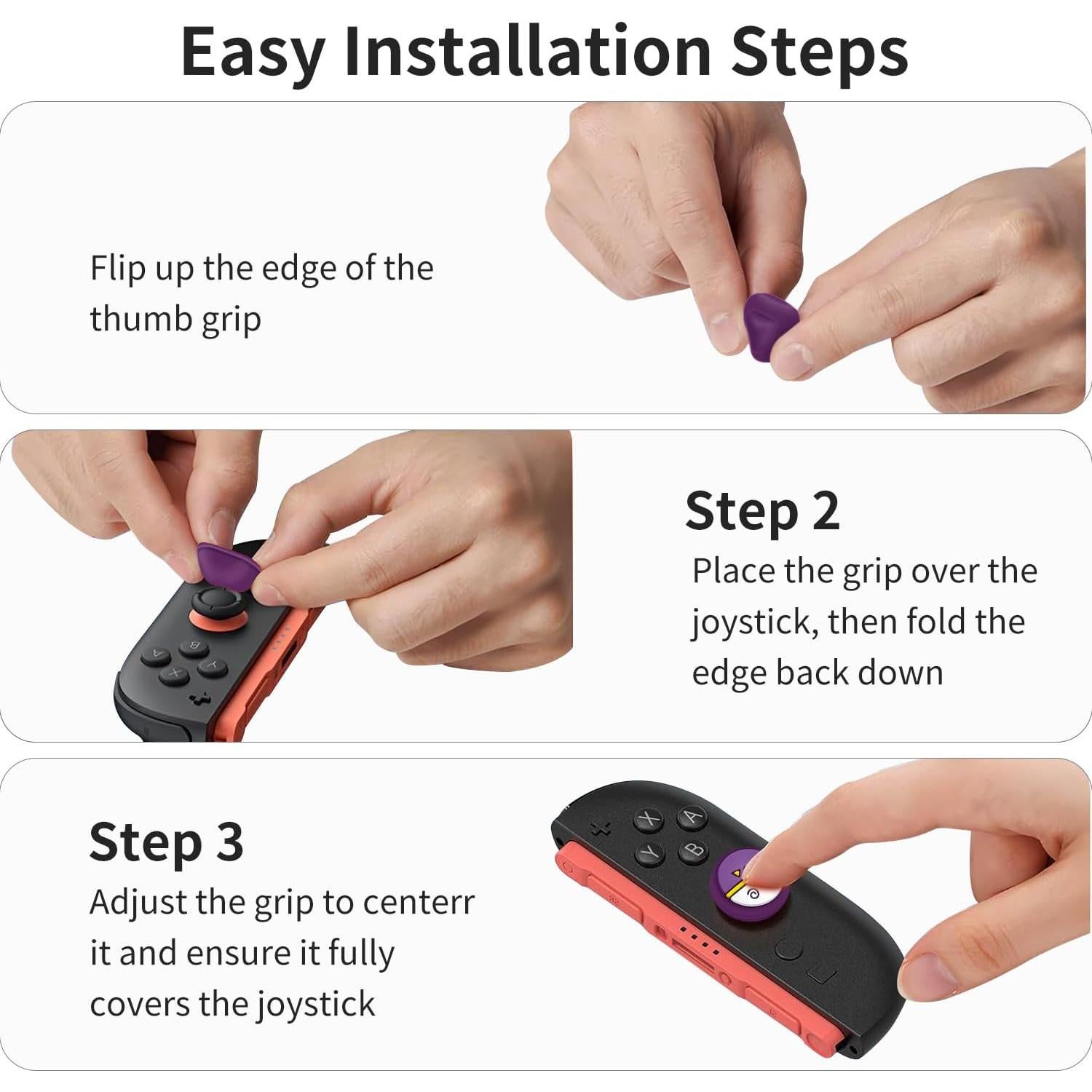 Tapas de Pulgar Deberlain para Nintendo Switch 2 - Silicona A-Mix