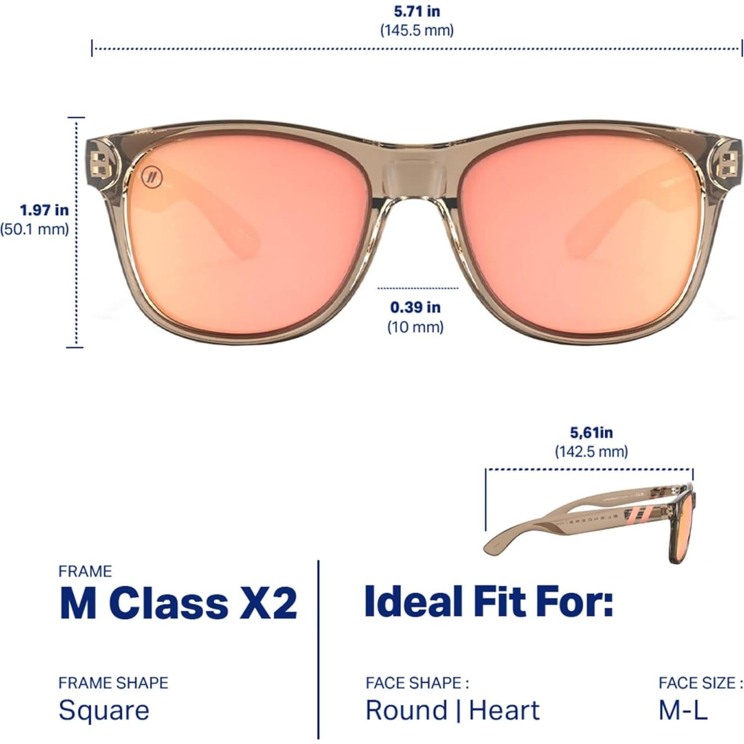 Gafas de sol polarizadas Blenders Eyewear M Class X2 Citrus Blast - 100% UV