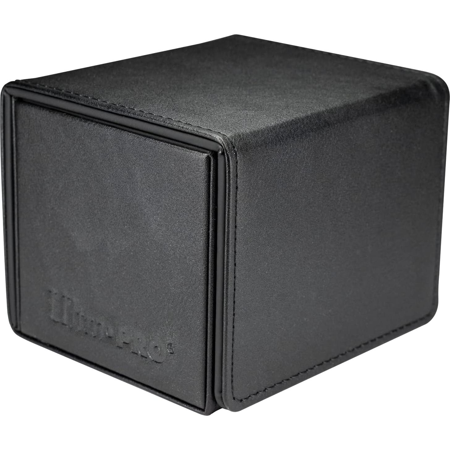 Caja de Almacenamiento de Tarjetas Ultra Pro Alcove Edge Negra - Hasta 100 Tarjetas