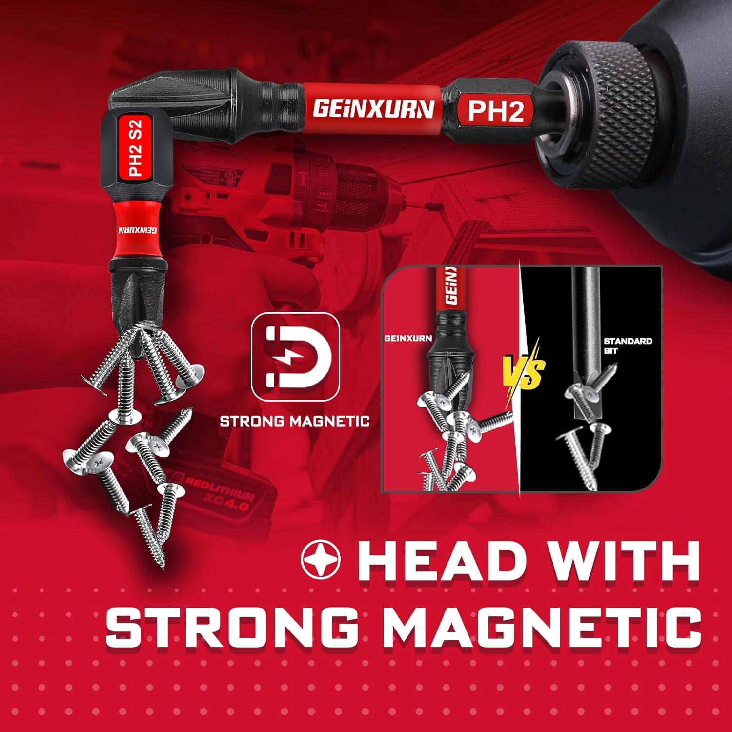 Juego de Puntas de Destornillador GEINXURN 99 Piezas Acero S2