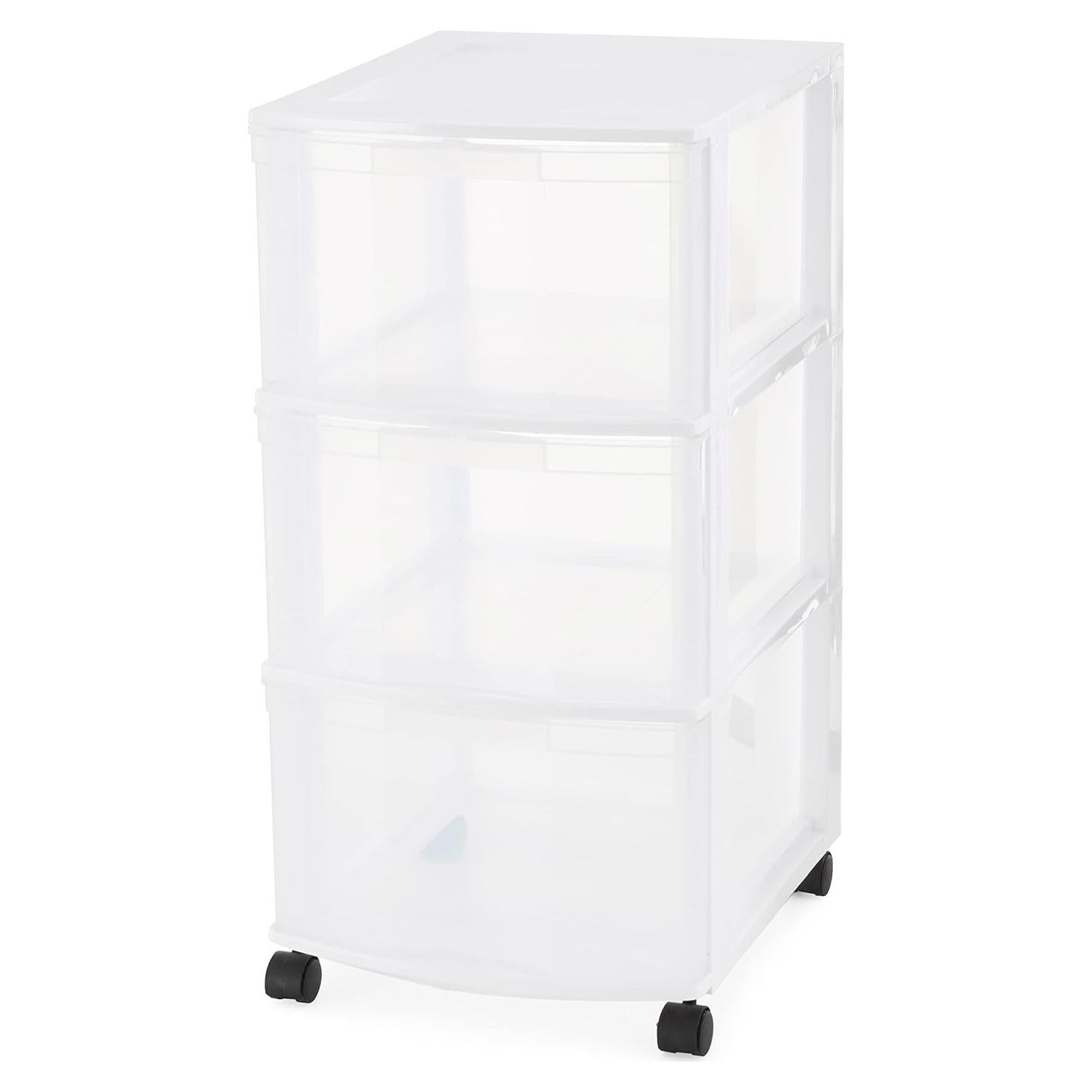 Carro Organizador Gracious Living 3 Cajones Plástico Blanco