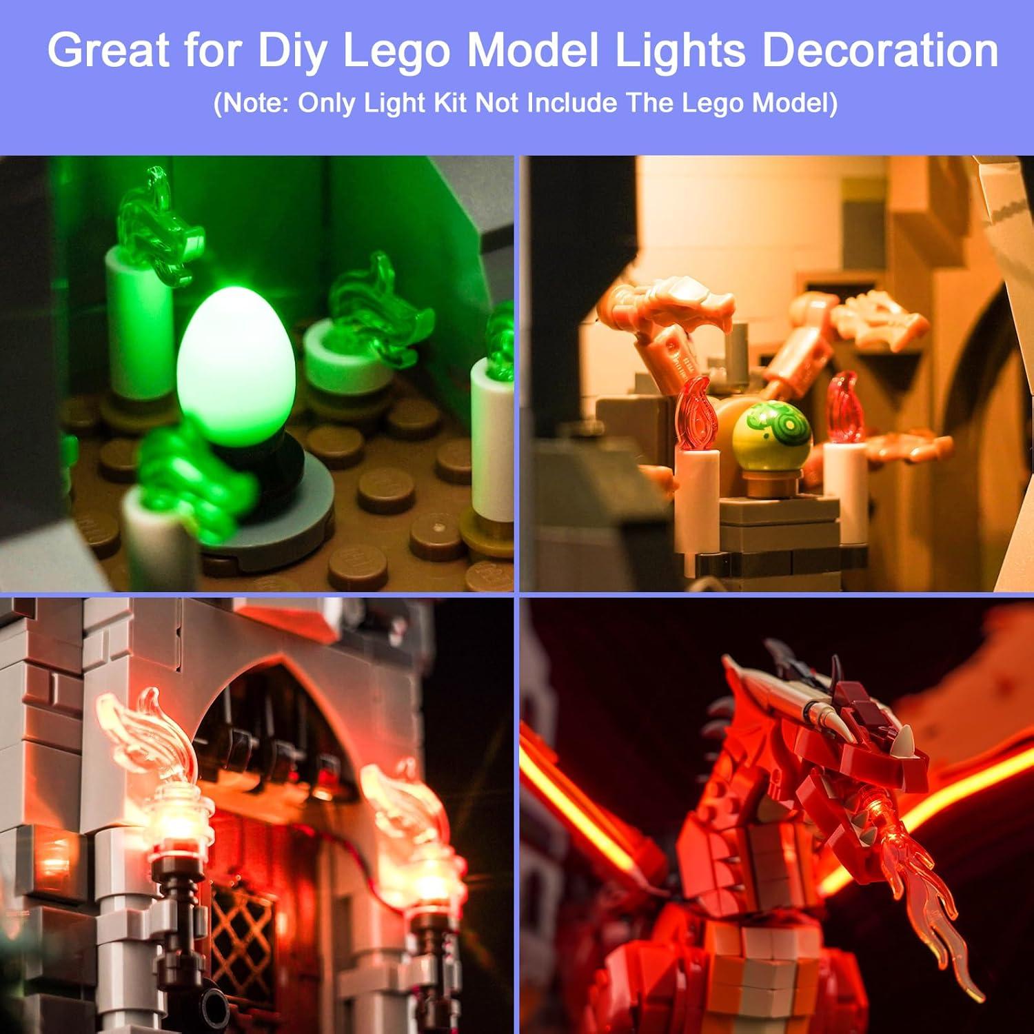 Kit de Luz LED Hilighting para Lego Dungeons & Dragons 21348