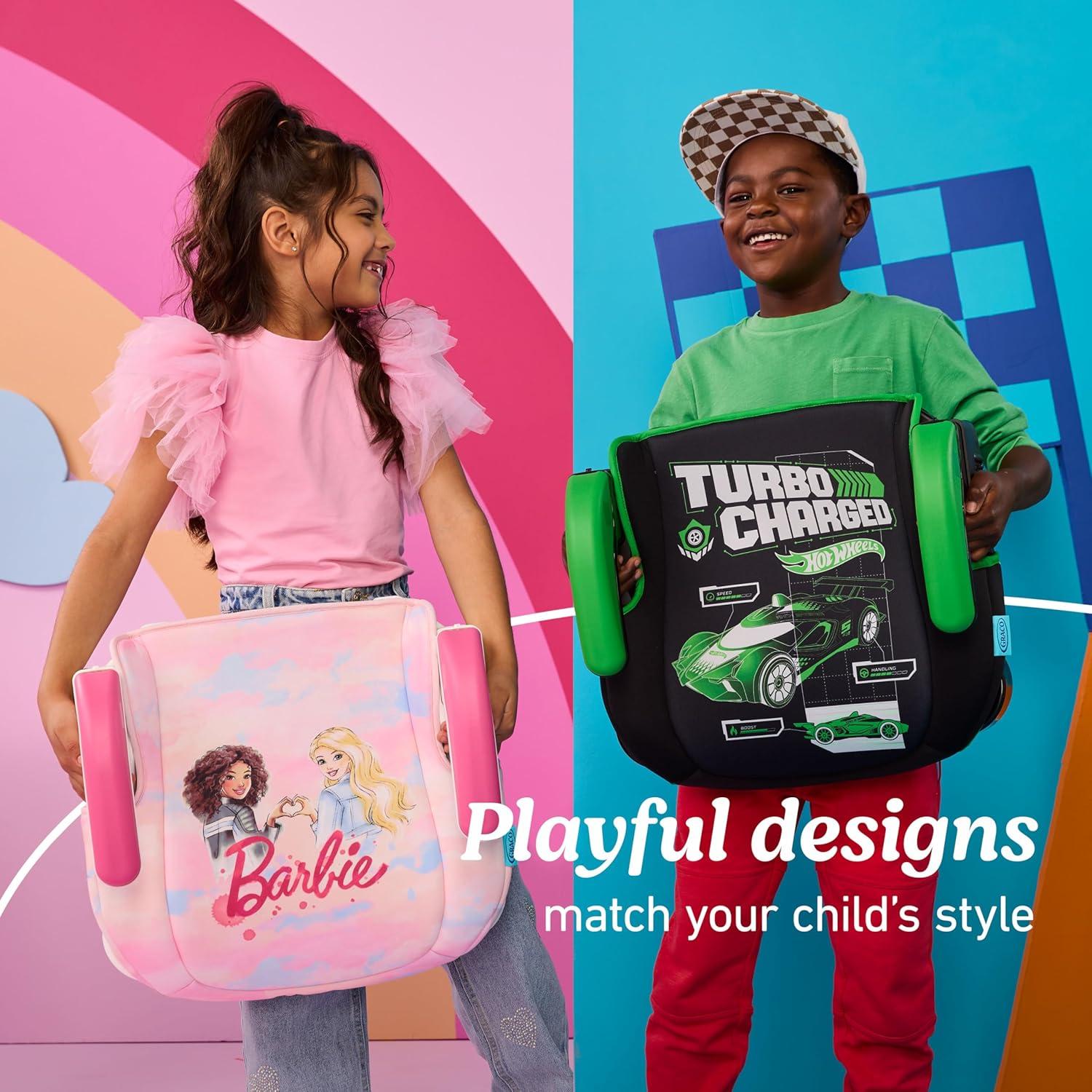 Asiento Elevador Graco TurboBooster 2.0 Barbie 18-45 kg