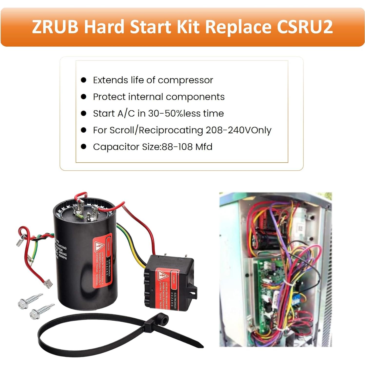 Kit de Arranque Duro LT ZRUB para Compresor de Aire 393g