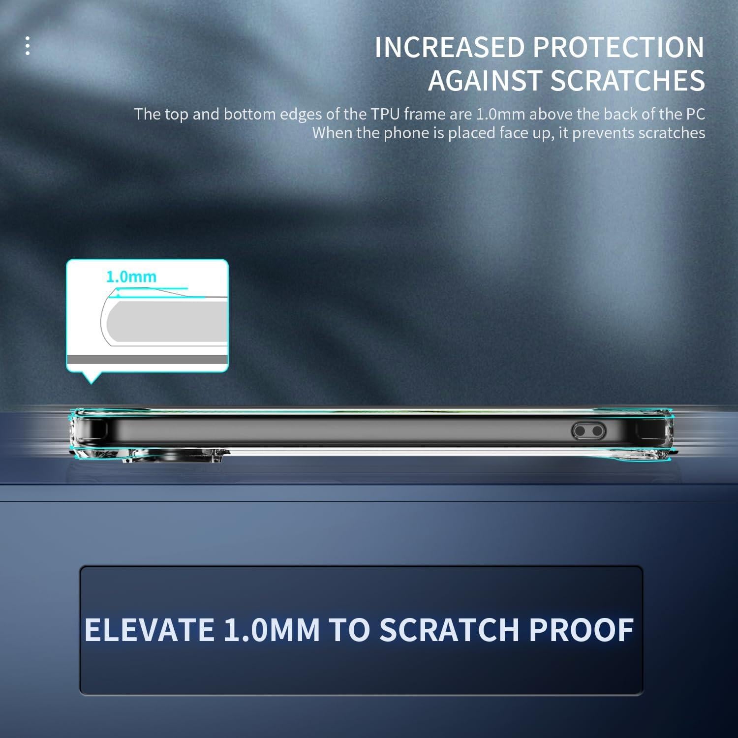 Funda Transparente BAISRKE para Google Pixel 9 Pro XL 6.8"