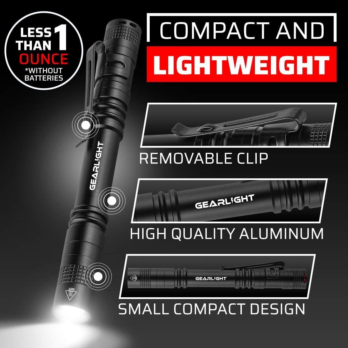 Linterna de Bolso LED GearLight S100 - Compacta y Duradera