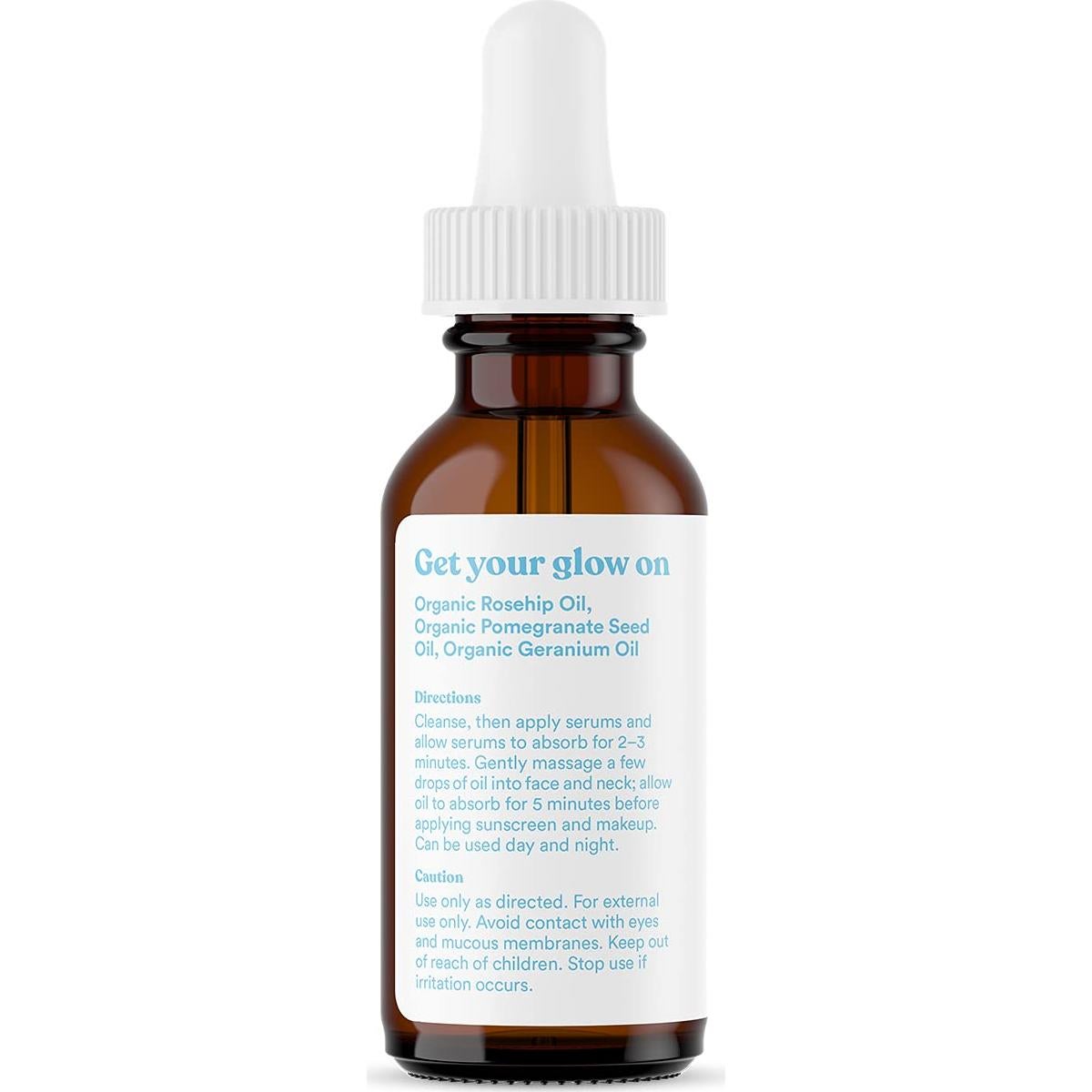 Aceite Facial Restaurar ASUTRA 29.57 ml - Geranio y Rosa Mosqueta