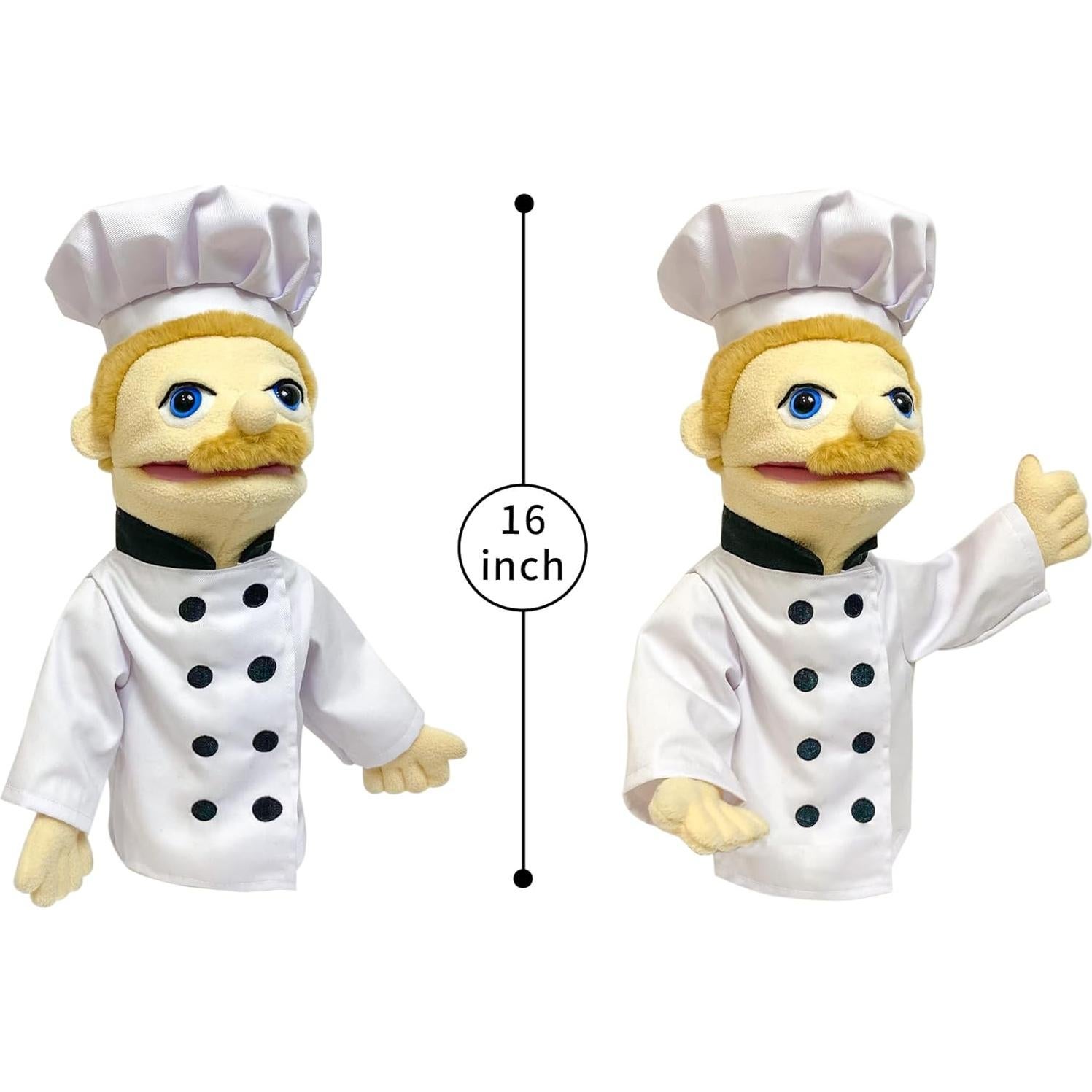 Títere de Ventrílocuo 40 cm Okegztoa para Niños y Adultos