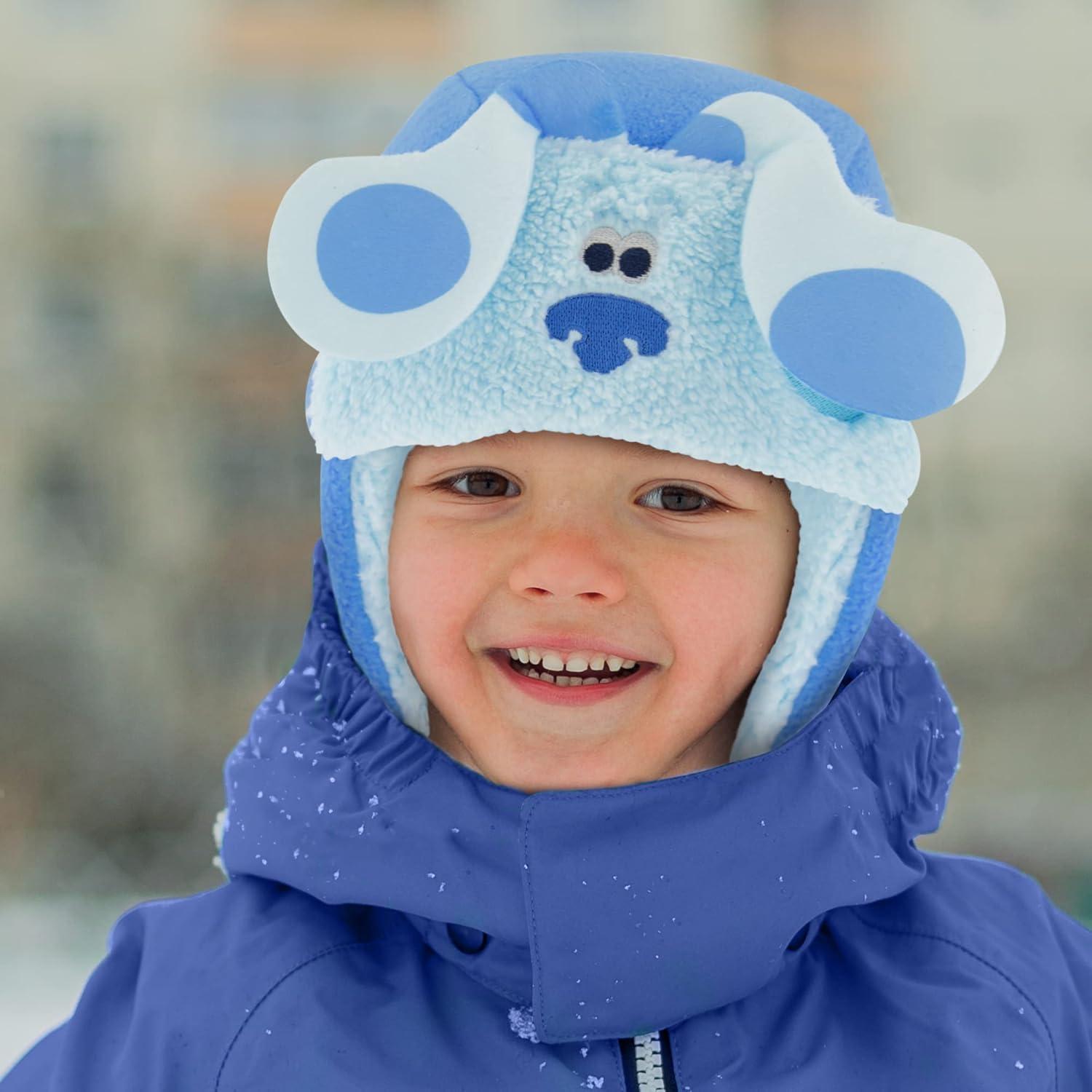 Conjunto Gorro y Mitones Invierno Niños Nickelodeon Blue's Clues