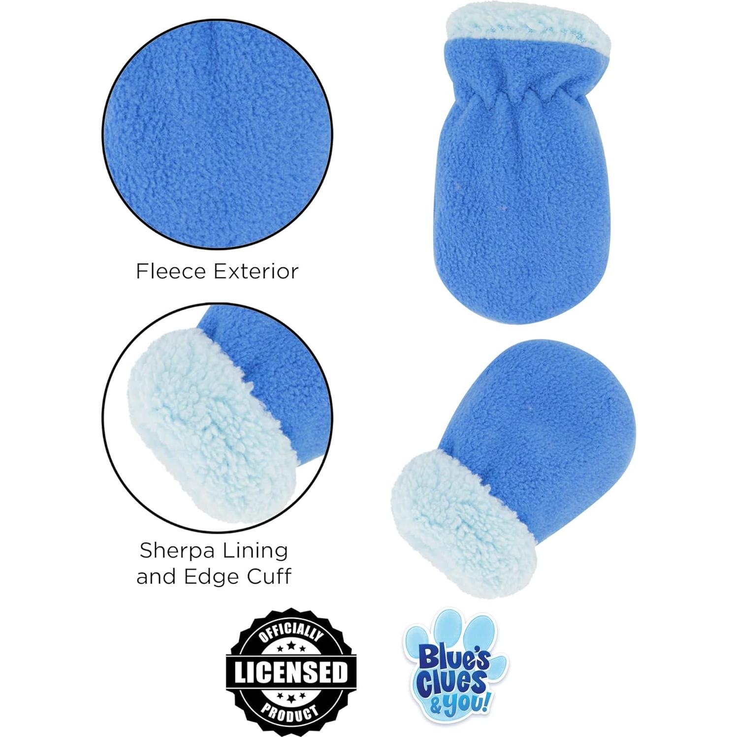 Conjunto Gorro y Mitones Invierno Niños Nickelodeon Blue's Clues