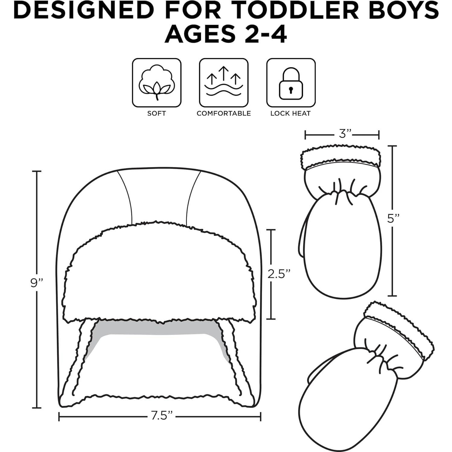 Conjunto Gorro y Mitones Invierno Niños Nickelodeon Blue's Clues