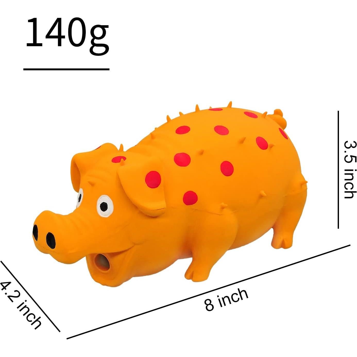 Juguete Squeaky para Perros Andiker, Cerdo de Láttex 20 cm