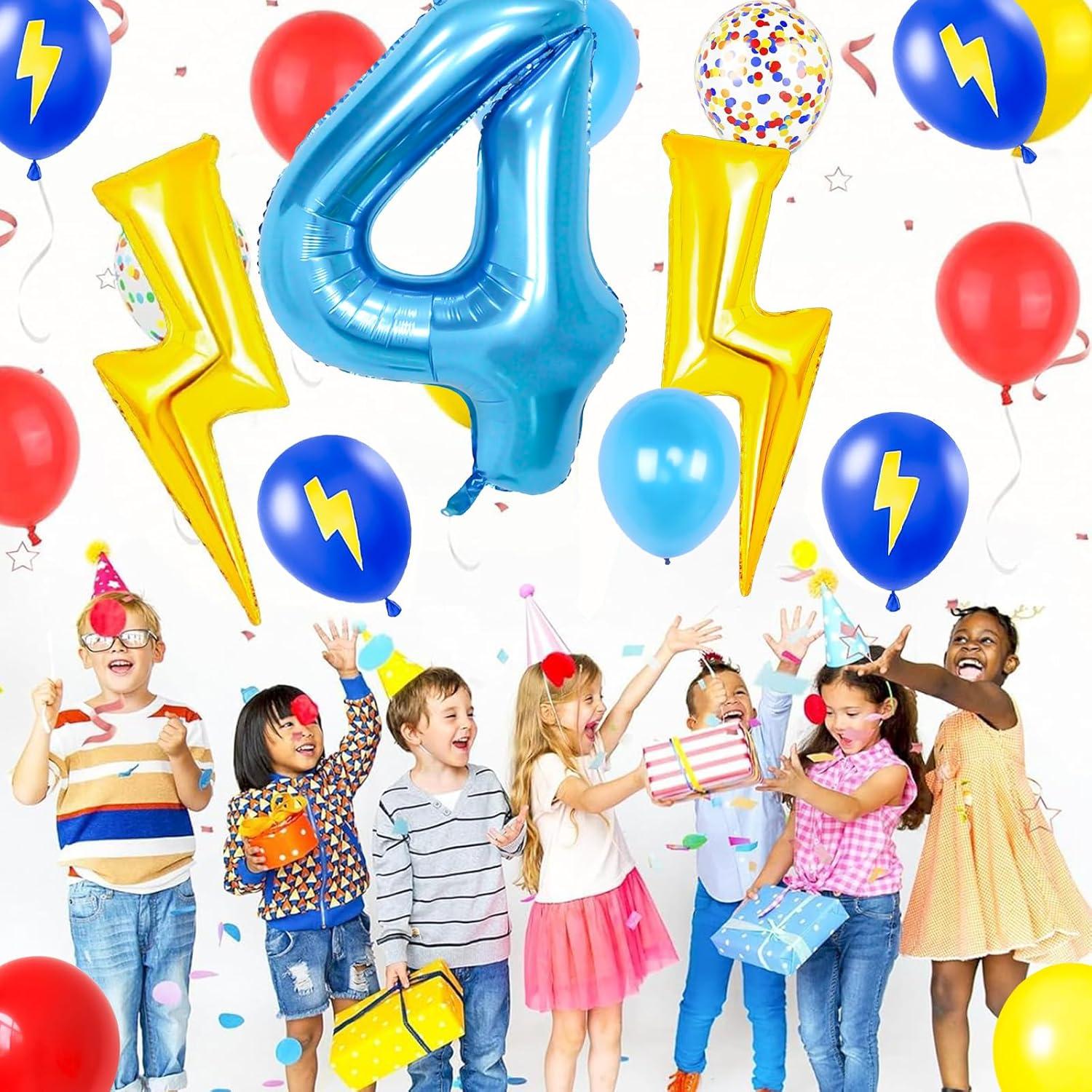 Globos de Fiesta Azul 40 Pulgadas - Decmied - Cumpleaños Niños