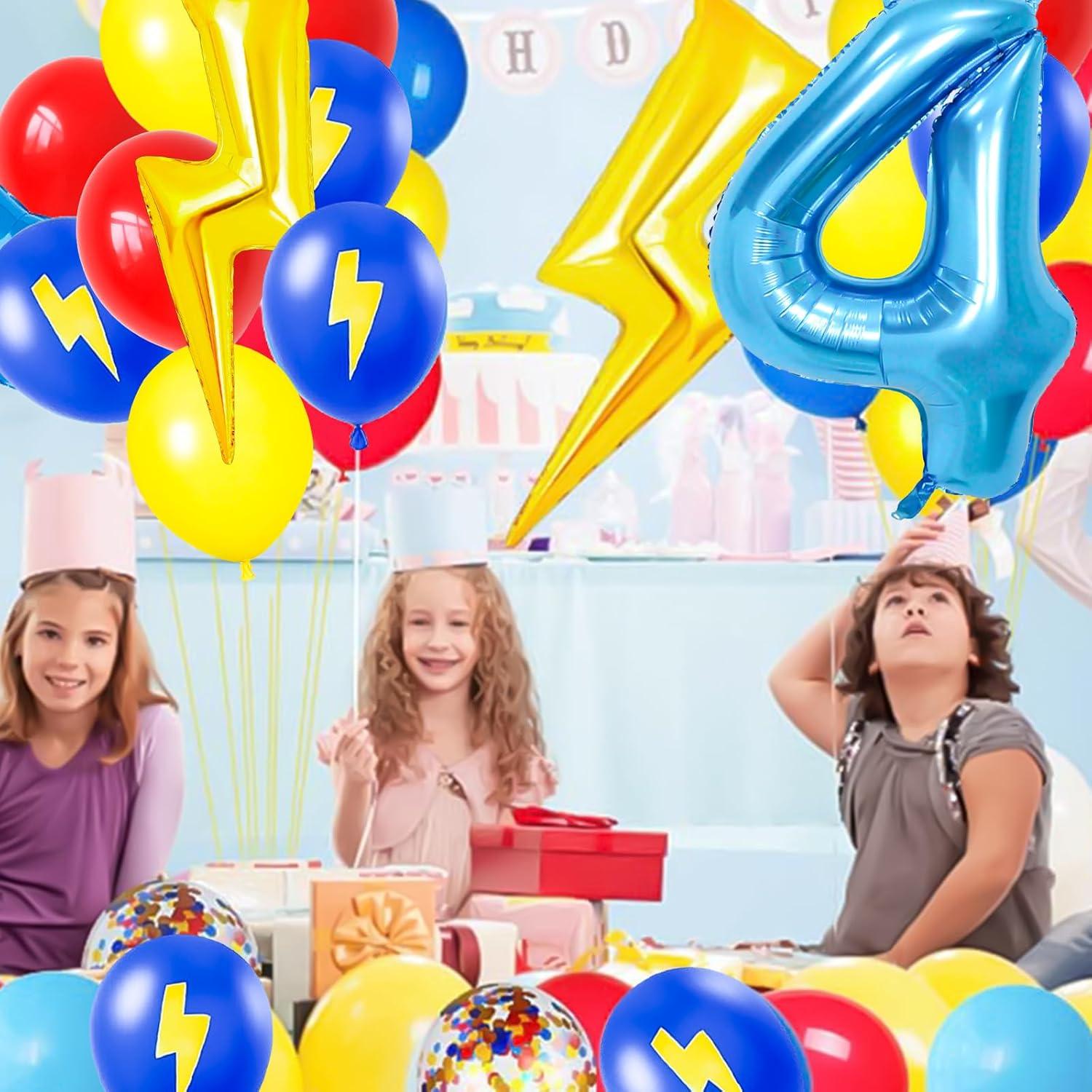 Globos de Fiesta Azul 40 Pulgadas - Decmied - Cumpleaños Niños