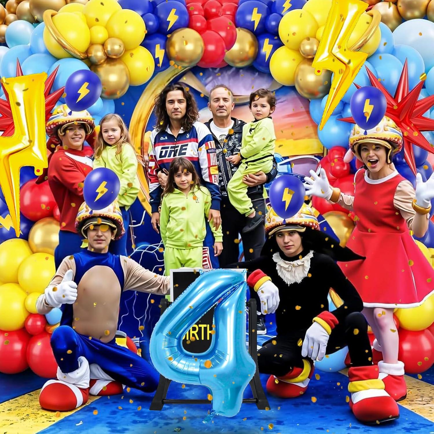 Globos de Fiesta Azul 40 Pulgadas - Decmied - Cumpleaños Niños