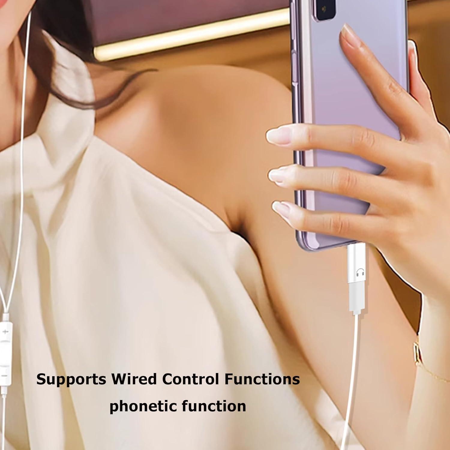 Adaptador de audio USB C a Lightning Shenzhenshiyoulanteerkeji - Blanco