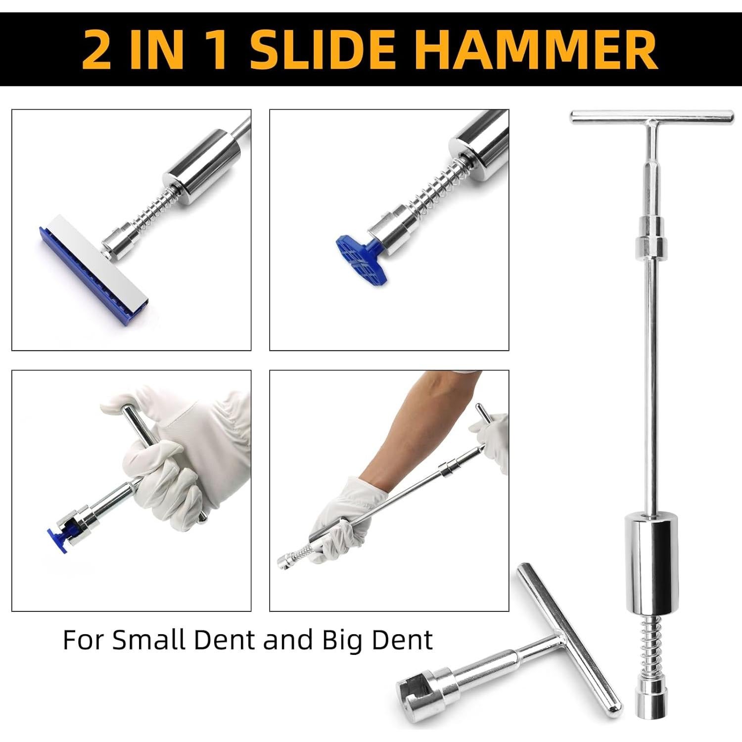 Kit de extracción de abolladuras Jerbor 97PCS, sin pintura