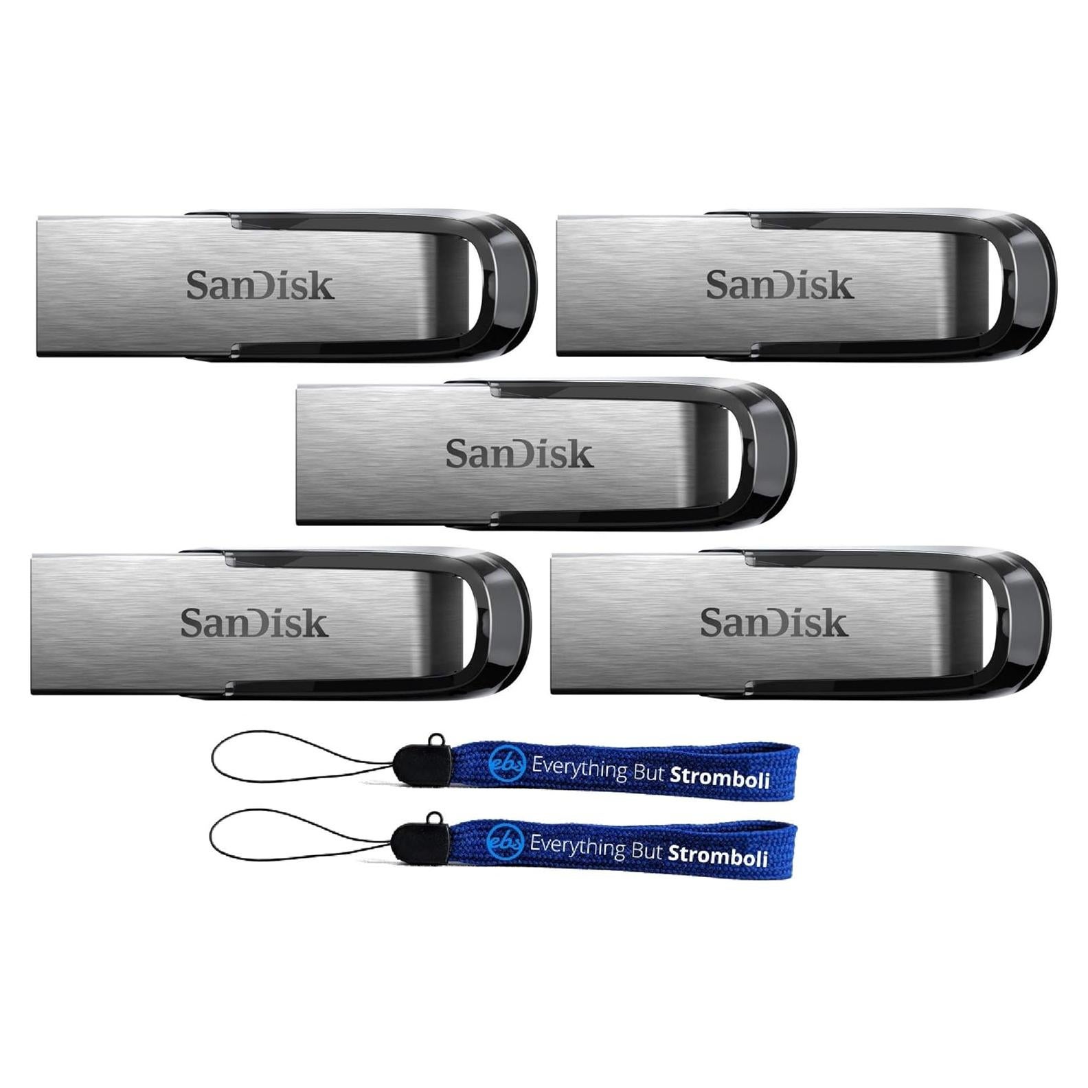 SanDisk Ultra Flair USB 3.0 16GB Paquete de 5 Unidades