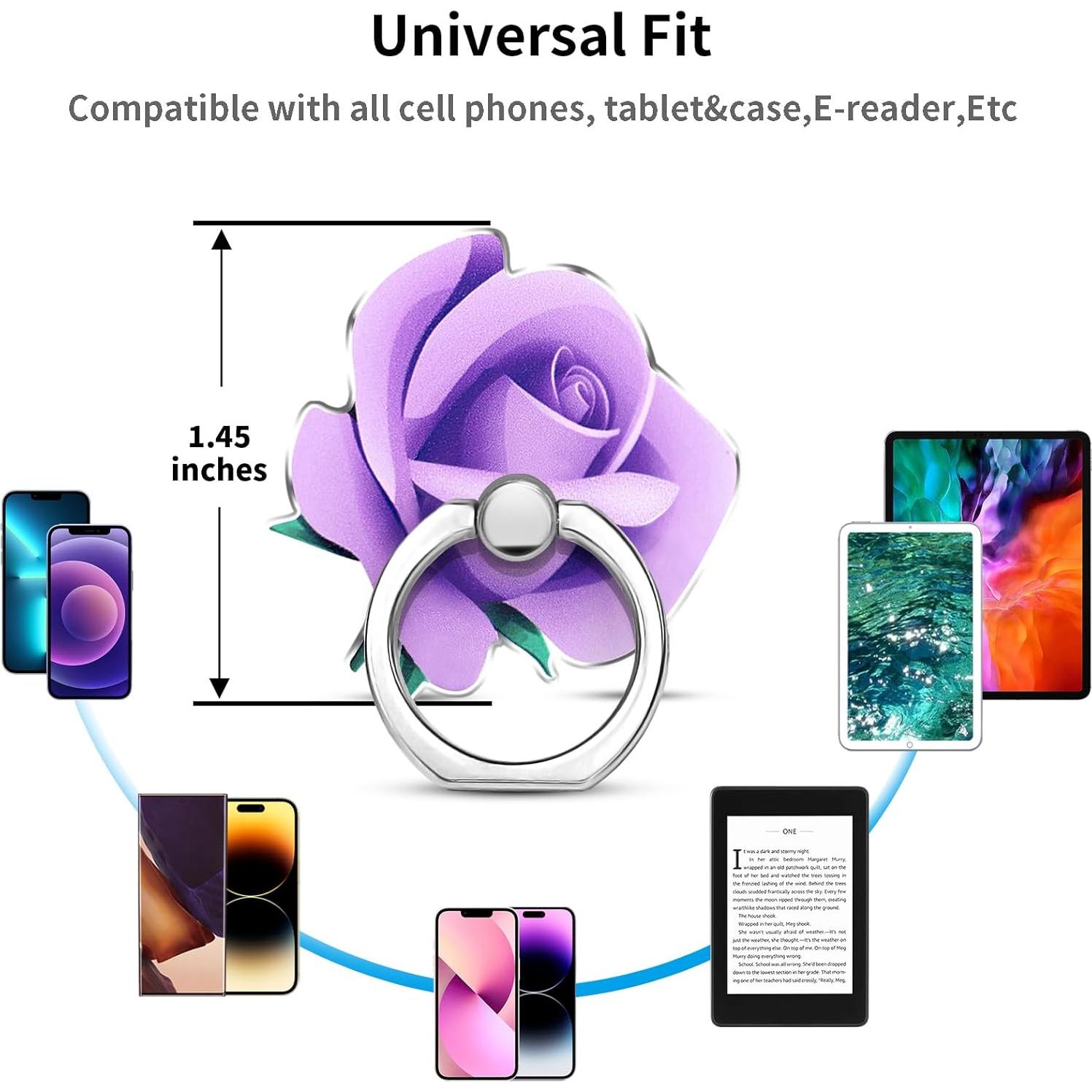 Soporte de anillo para teléfono celular TACOMEGE rosa MTPG-PU