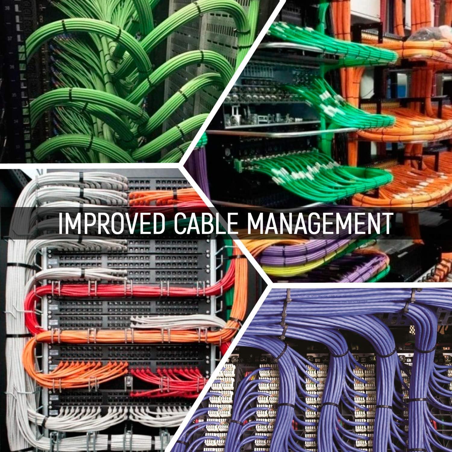 Bridas Blancas ALBO 8 Pulgadas 1000 Piezas 40 lb Nylon