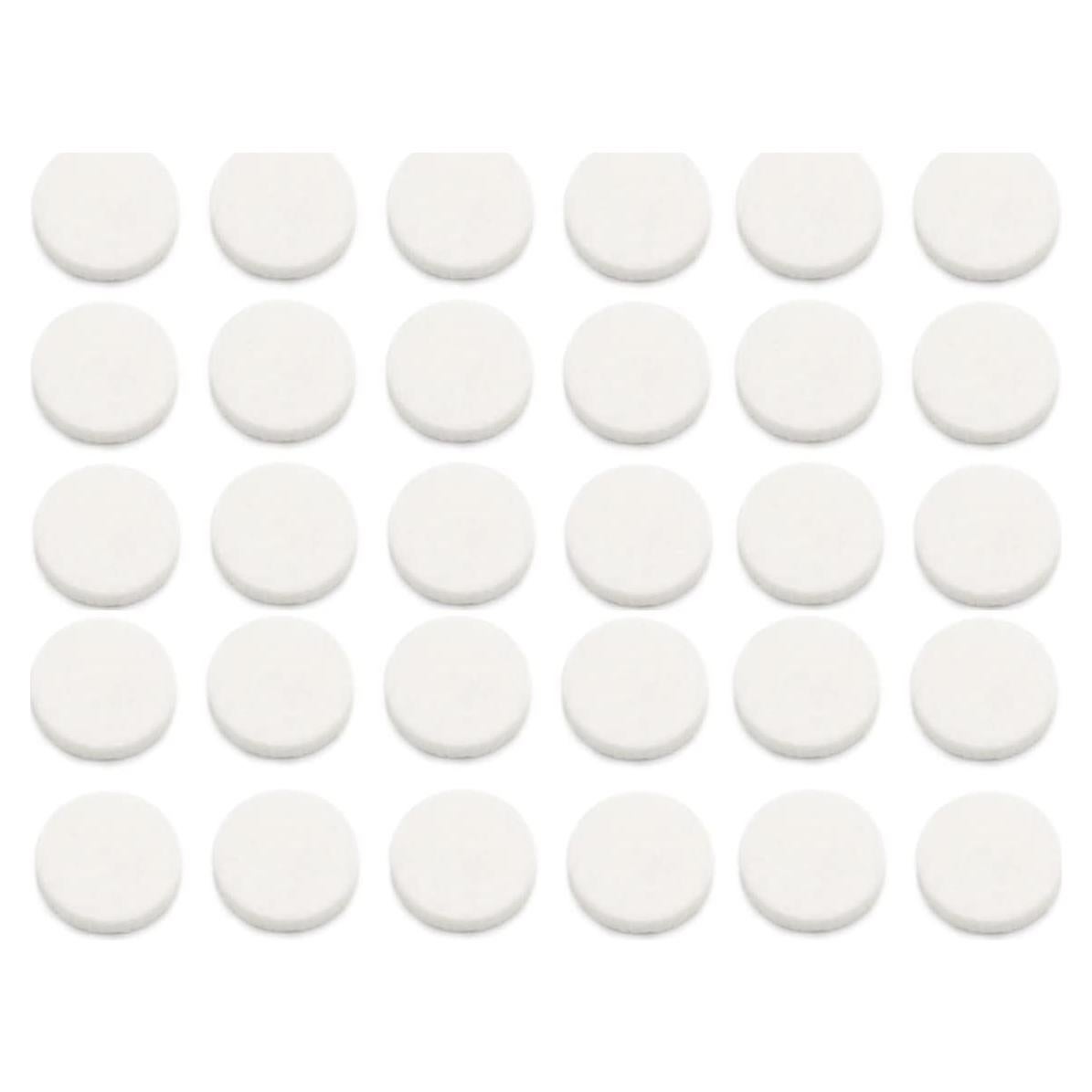 30 Almohadillas de Recarga para Clips de Ventilación Nadiho 16mm