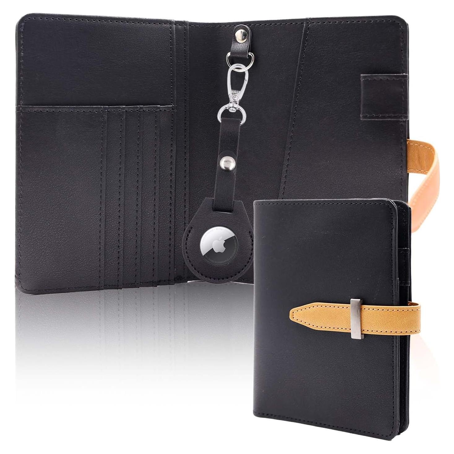 Cartera de Pasaporte Multifuncional Deziliao con Bloqueo RFID