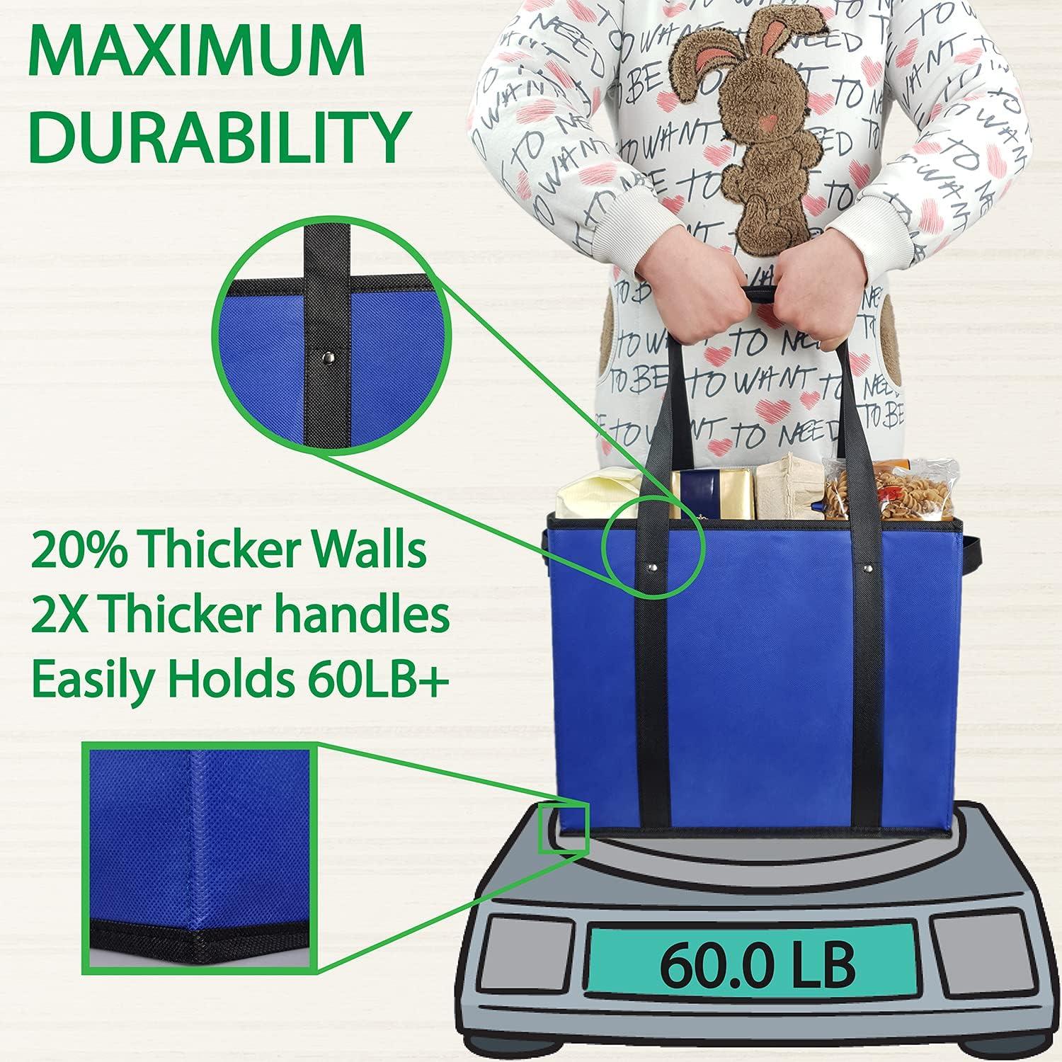 Bolsas de Compras Reutilizables Premium - 3 Piezas Ecológicas