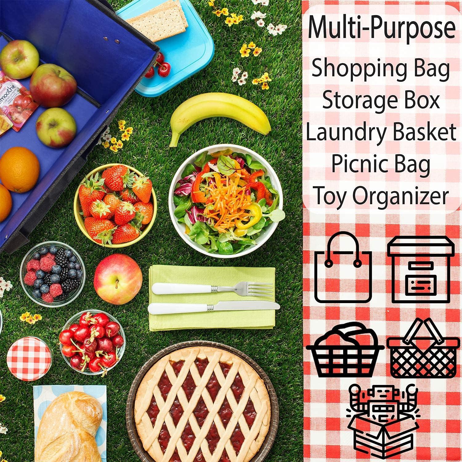 Bolsas de Compras Reutilizables Premium - 3 Piezas Ecológicas