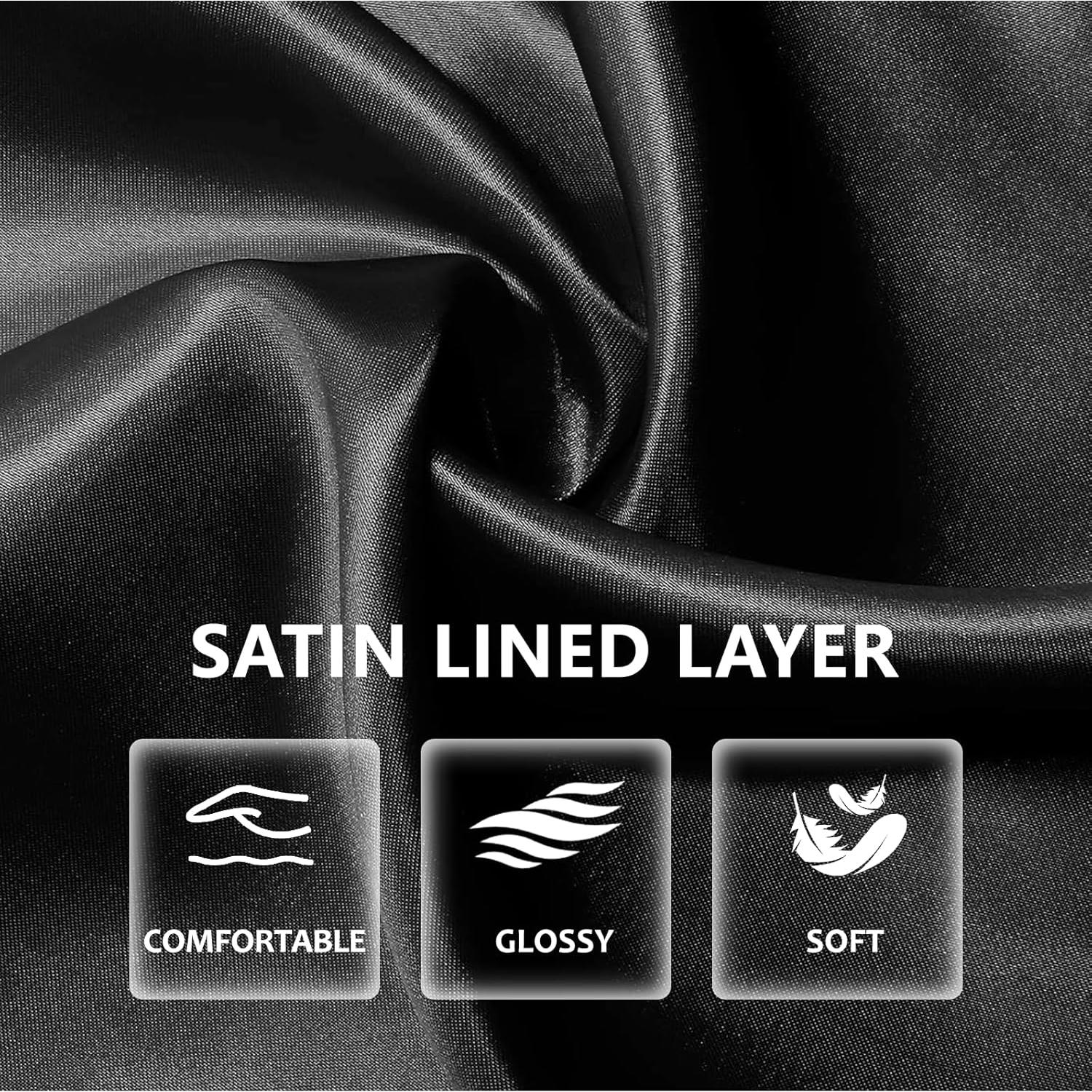 Gorro de Ducha Reutilizable YIZIJIZI Grande Vaca Negra