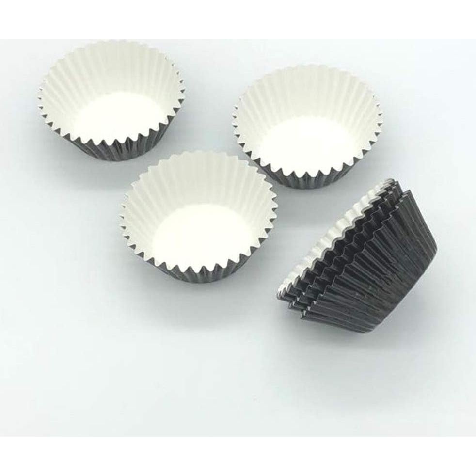 Forros de Cupcake Huaswan Negros Estándar 120 Piezas 5 cm