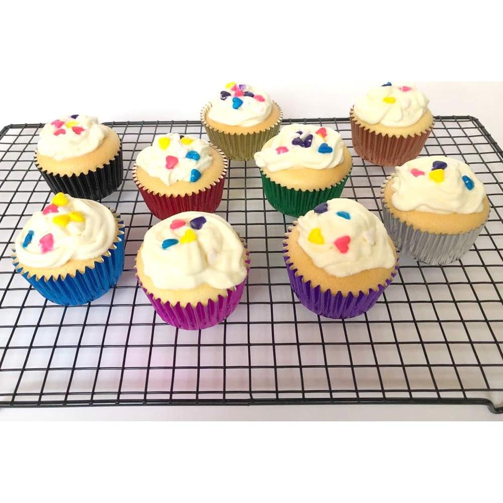 Forros de Cupcake Huaswan Negros Estándar 120 Piezas 5 cm