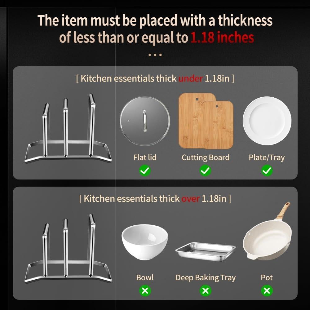 Soporte para Tablas de Cortar BOMANSI BOMS de Acero Inoxidable