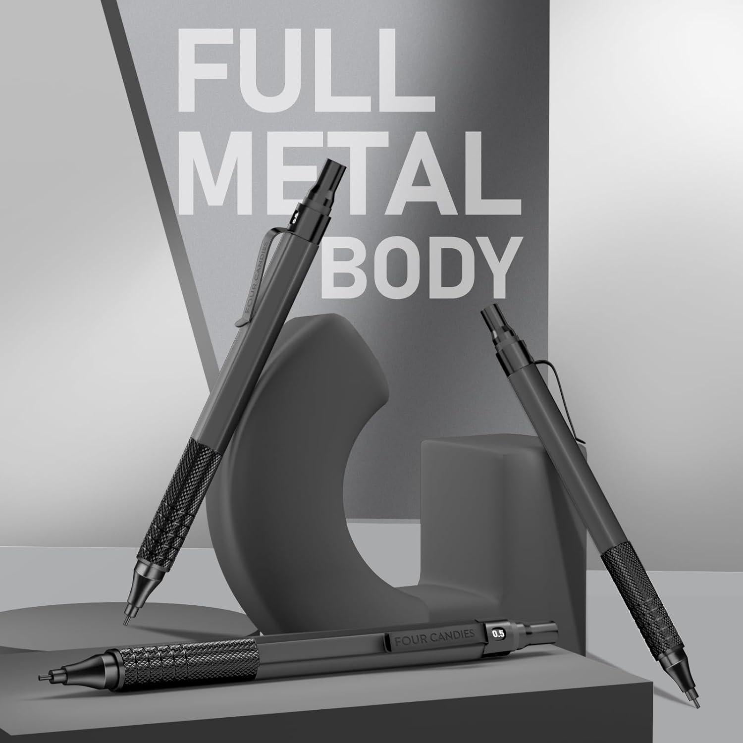 Juego de Lápices Mecánicos Four Candies 0.5mm con Estuche