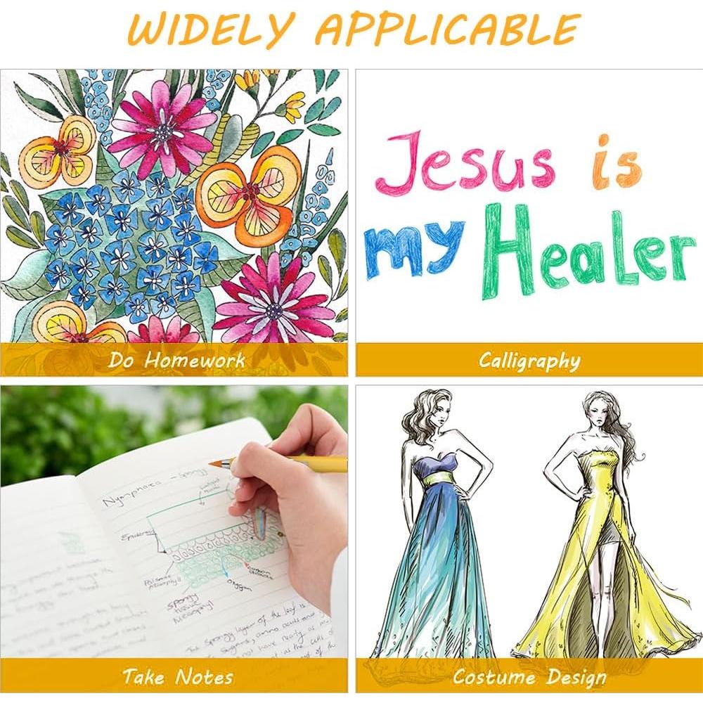 Lápiz Sin Tinta Ainiv, 12 Juegos Coloridos Reutilizables 0.5mm