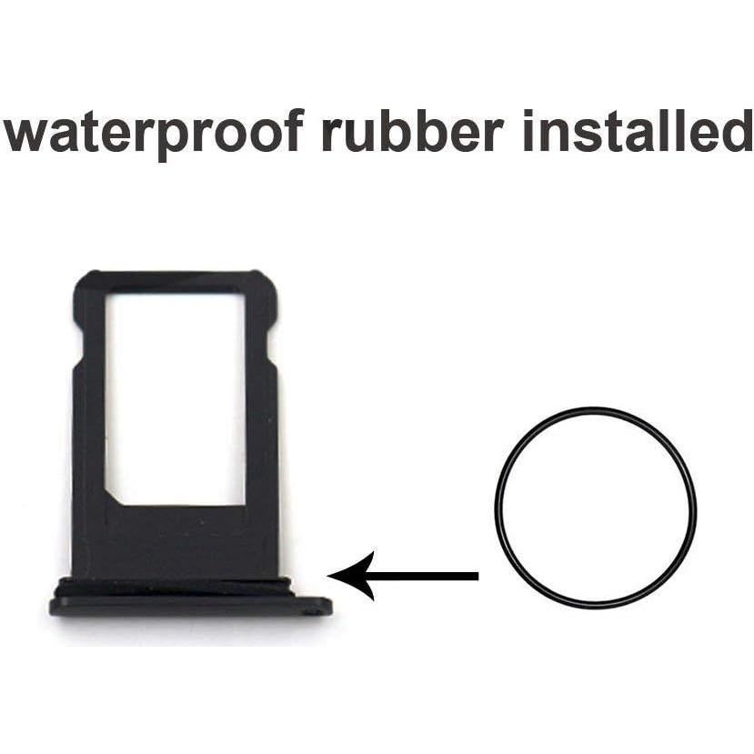 Bandeja de SIM Reemplazo Ewparts para iPhone 8 Plus Negra