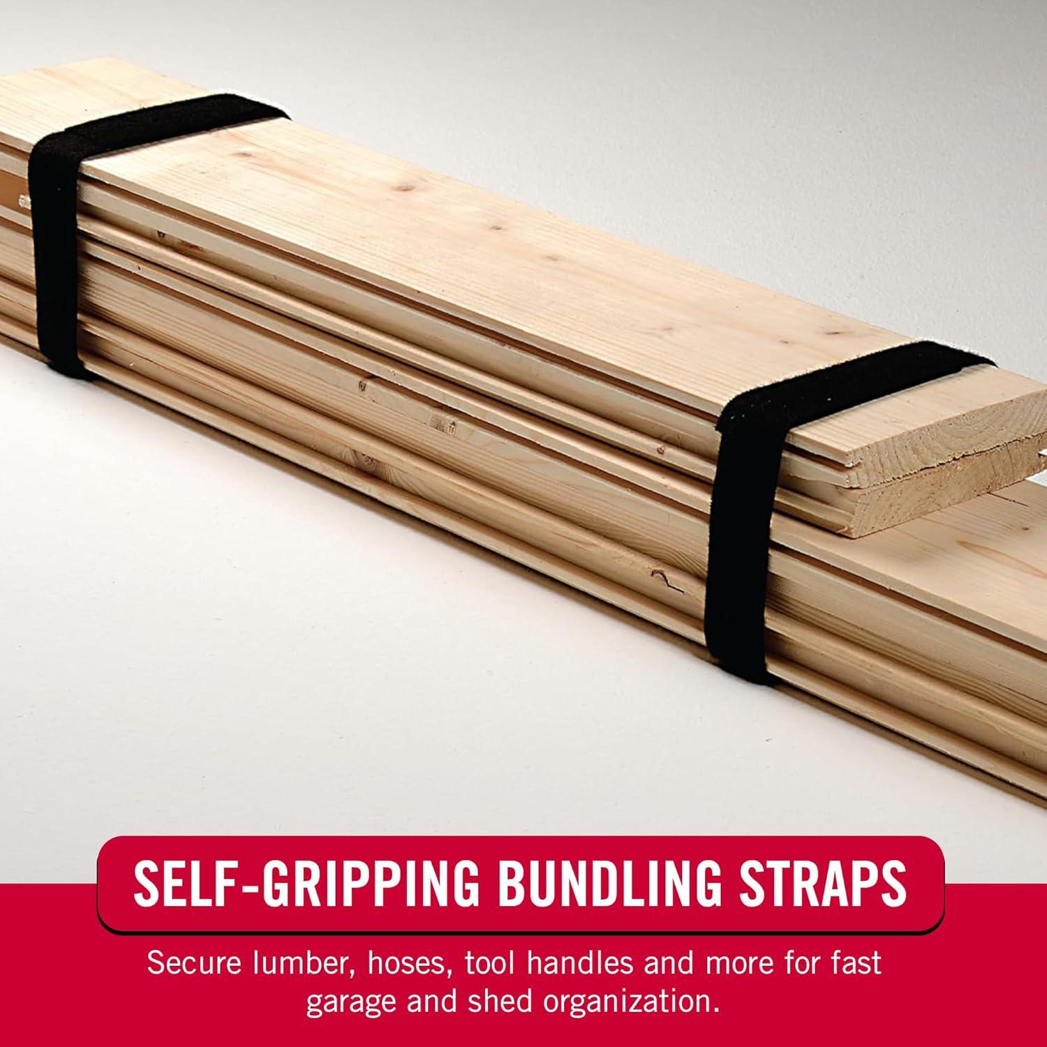 Correas de Agrupamiento VELCRO ONE-WRAP 13.72 m x 3.81 cm Negro