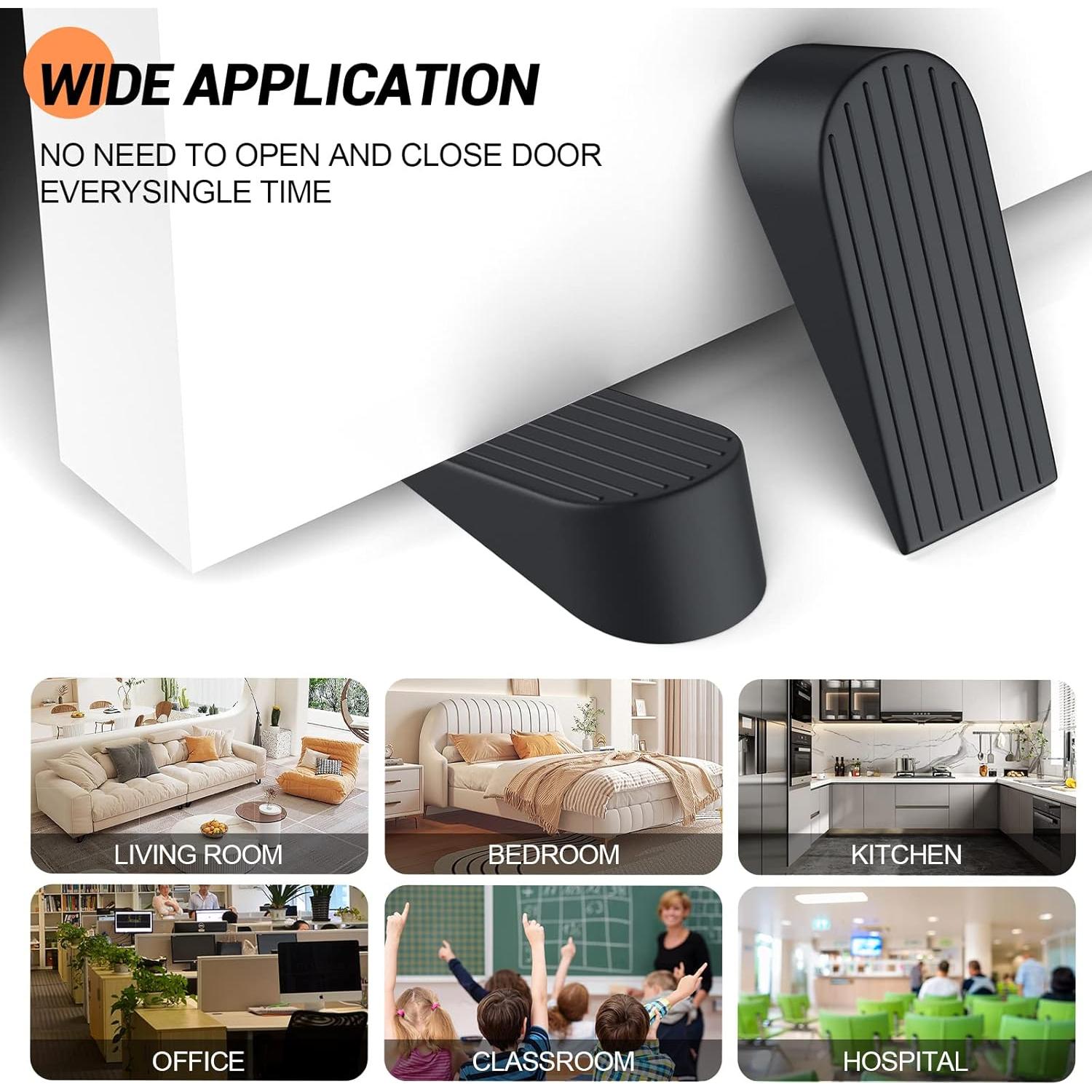 Tapones de Puerta Grandes XGXN - Paquete de 2 de Caucho