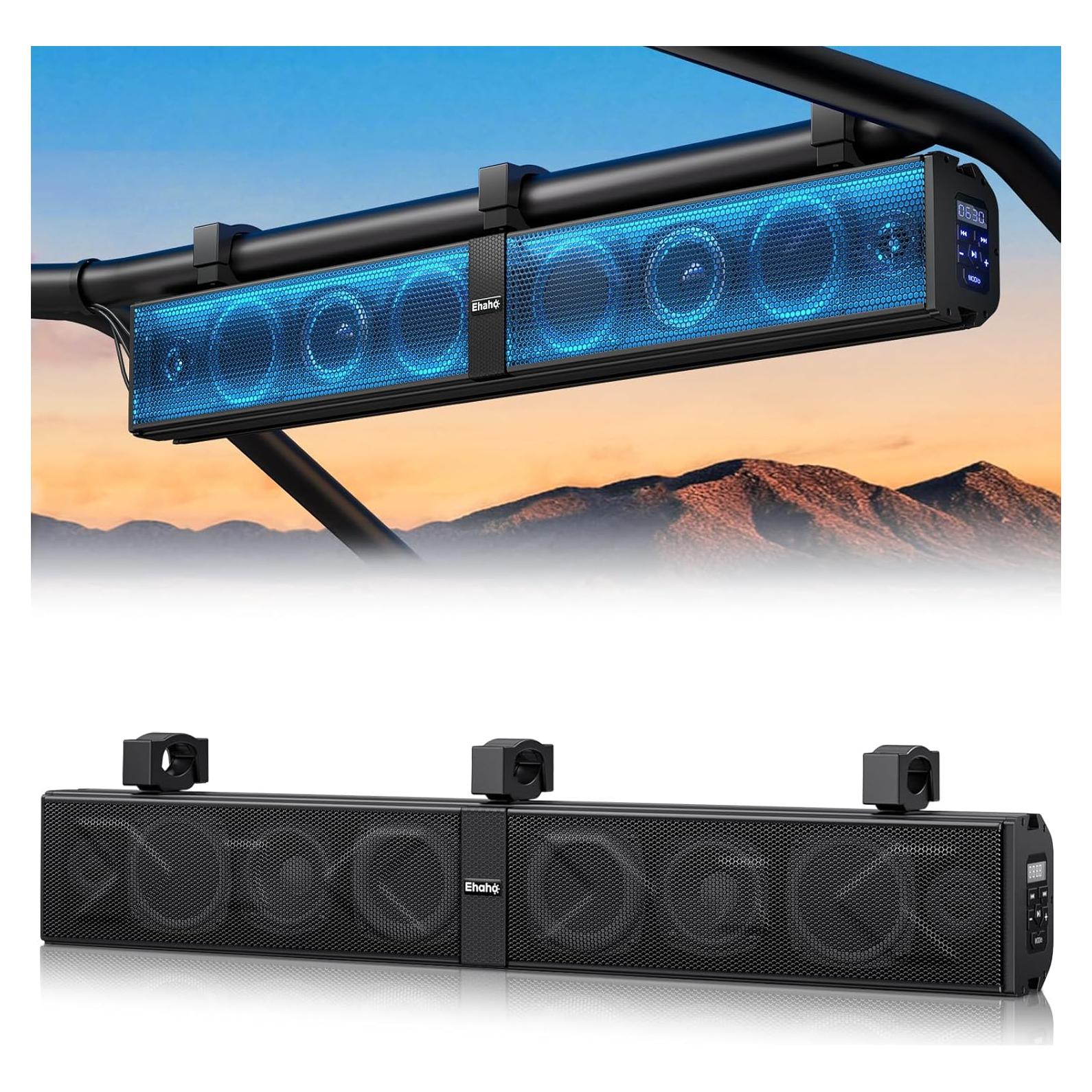 Barra de Sonido UTV Ehaho MT4300 86 cm Bluetooth IP66 RGB