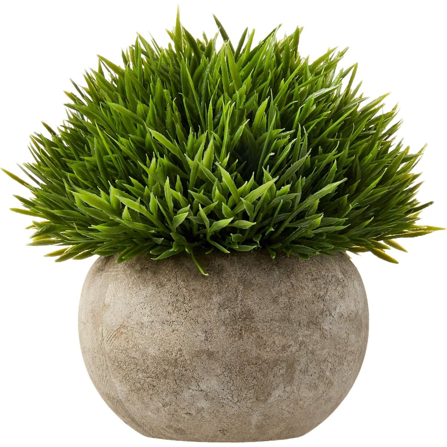 Planta Artificial Ogrmar en Maceta 11.9 cm Hierba Verde