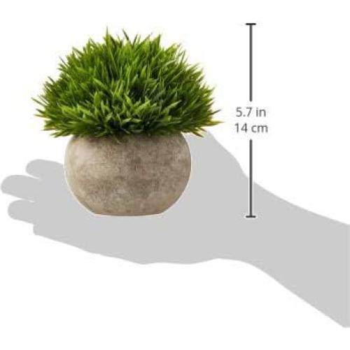 Planta Artificial Ogrmar en Maceta 11.9 cm Hierba Verde