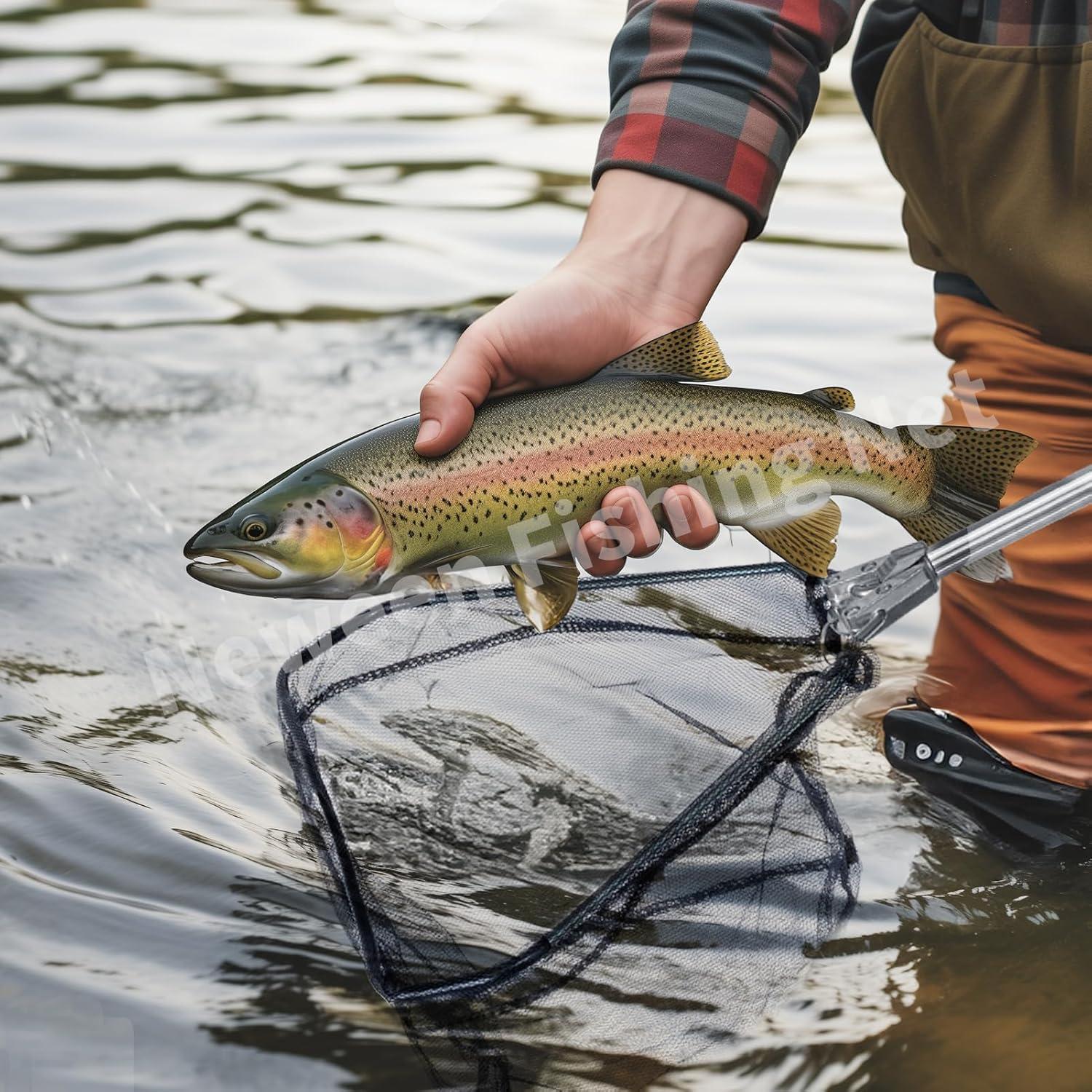 Red de Pesca Neween Telescópica Plegable 21" Nylon