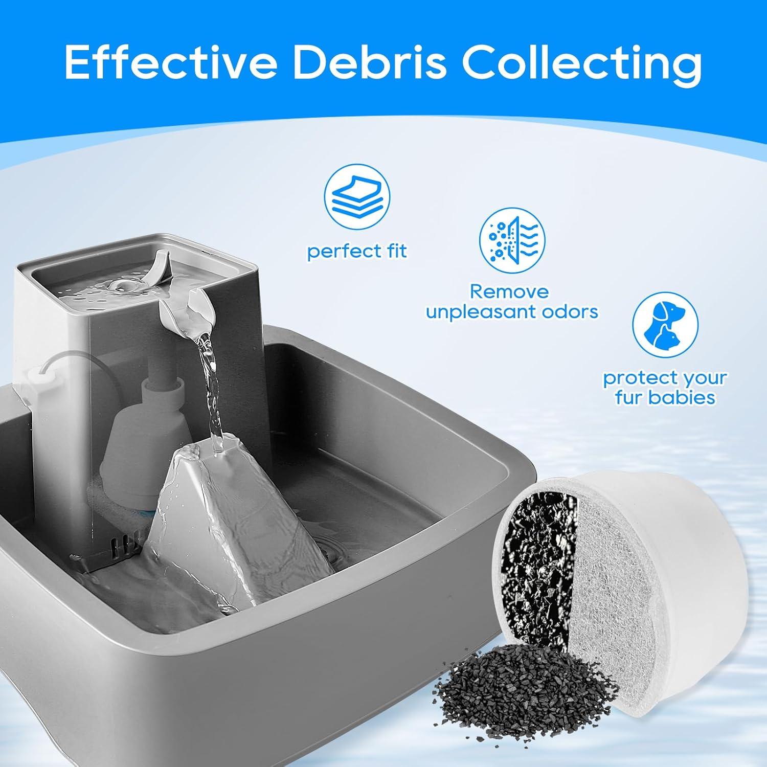 Filtros de Fuente para Gatos MyfatBOSS - 8 Piezas