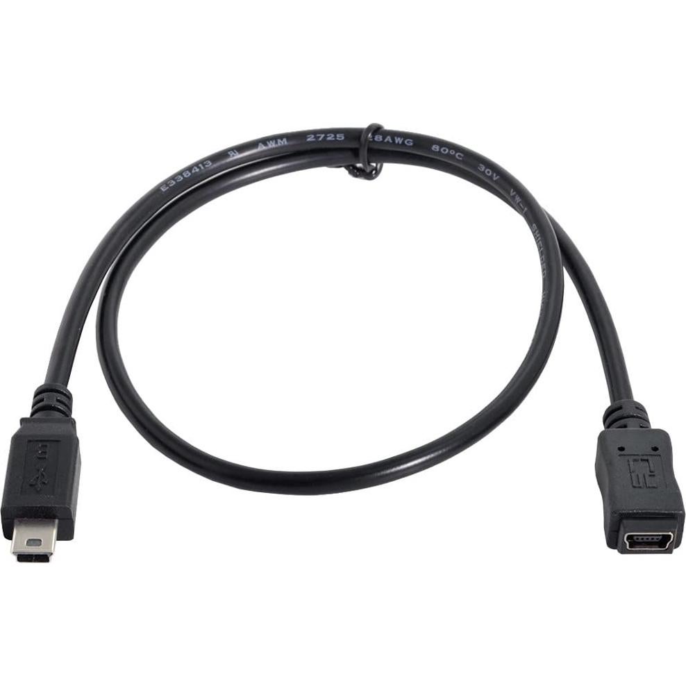 Cable de Extensión Mini USB 5Pin CY 0.5m para Dispositivos