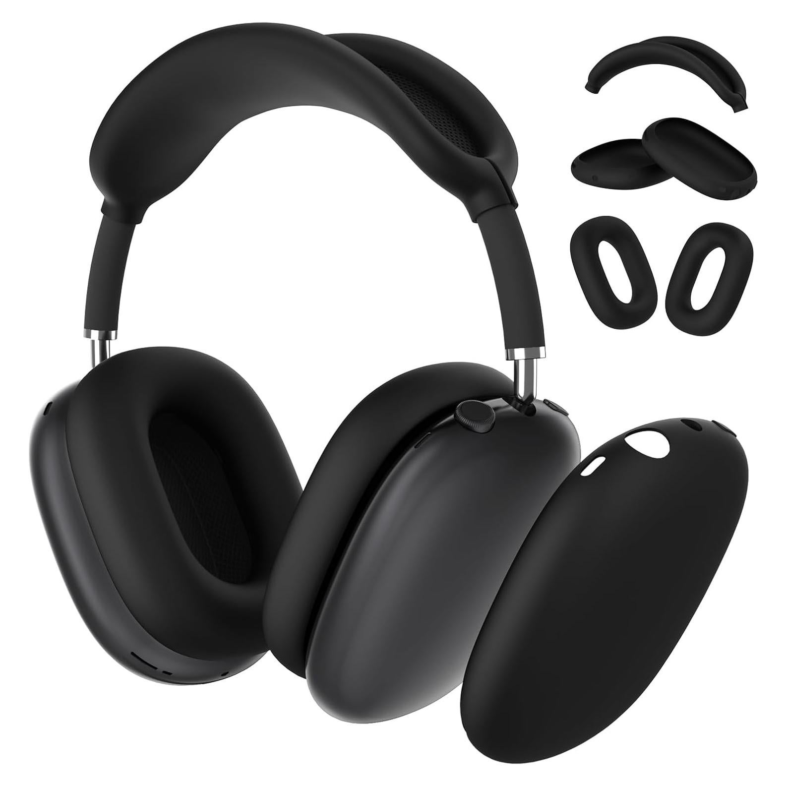 Funda de Silicona Meliya para Auriculares AirPods Max - Negro