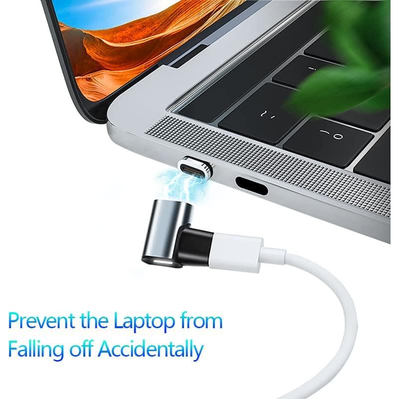 Adaptador USB C Magnético AUCON Max 100W Carga Rápida 10Gbps