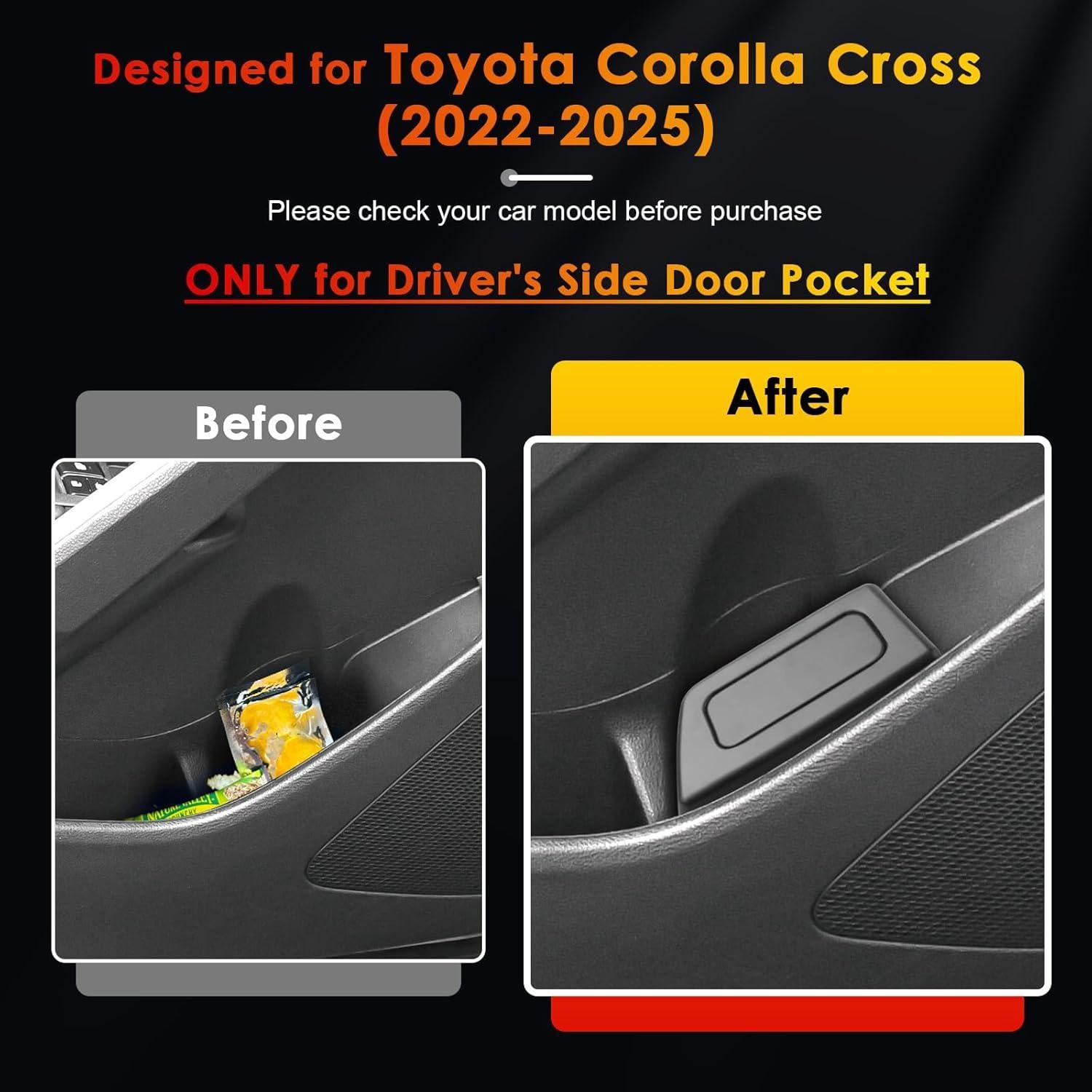 Basurero para Toyota Corolla Cross 2022-2025 - Lado Izquierdo