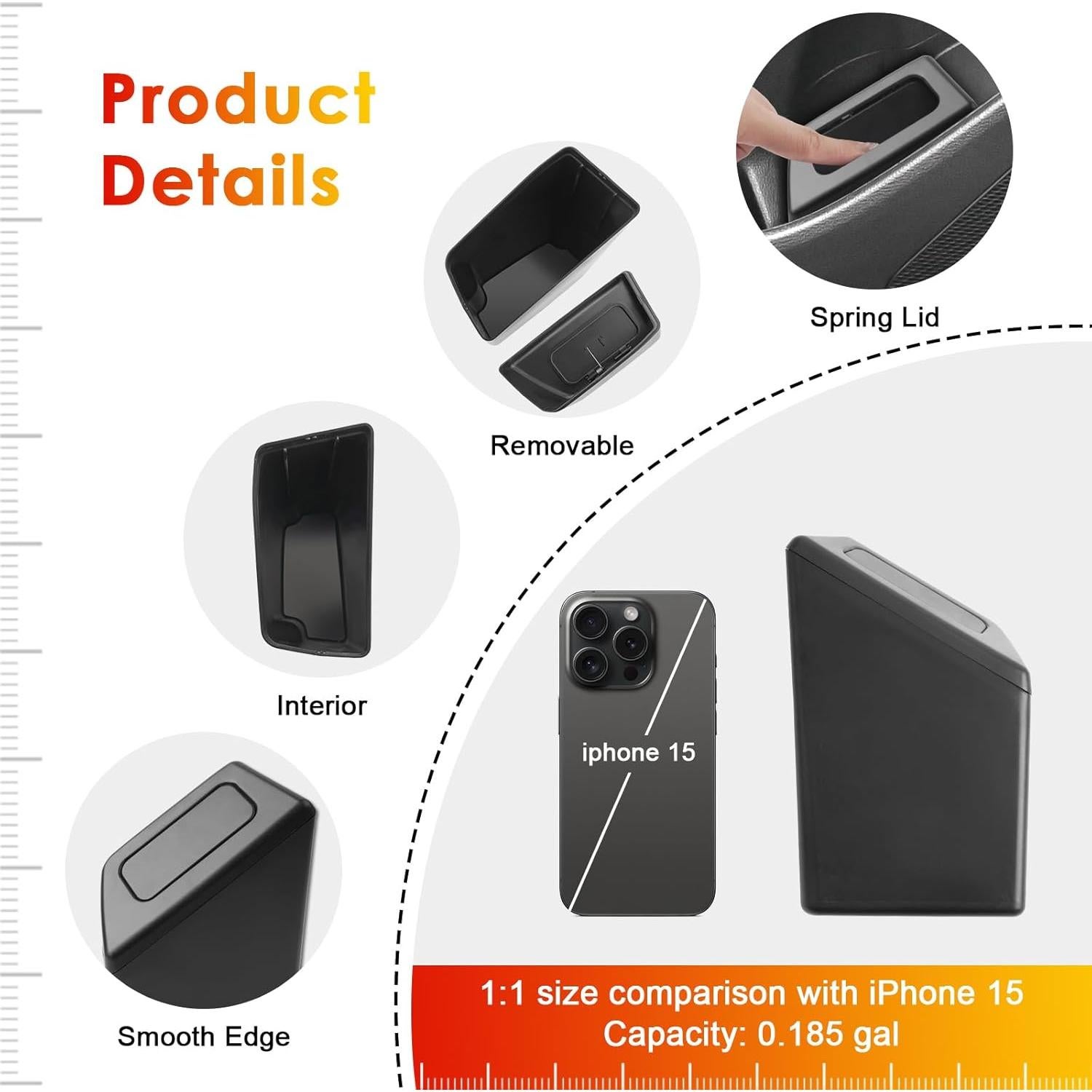 Basurero para Toyota Corolla Cross 2022-2025 - Lado Izquierdo