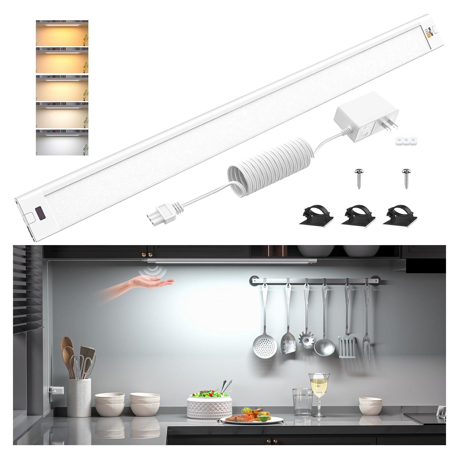 Luz LED Bajo Gabinete WOBANE 42 cm Regulable 1000LM