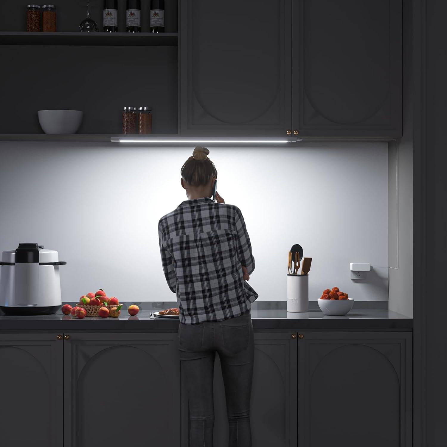 Luz LED Bajo Gabinete WOBANE 42 cm Regulable 1000LM