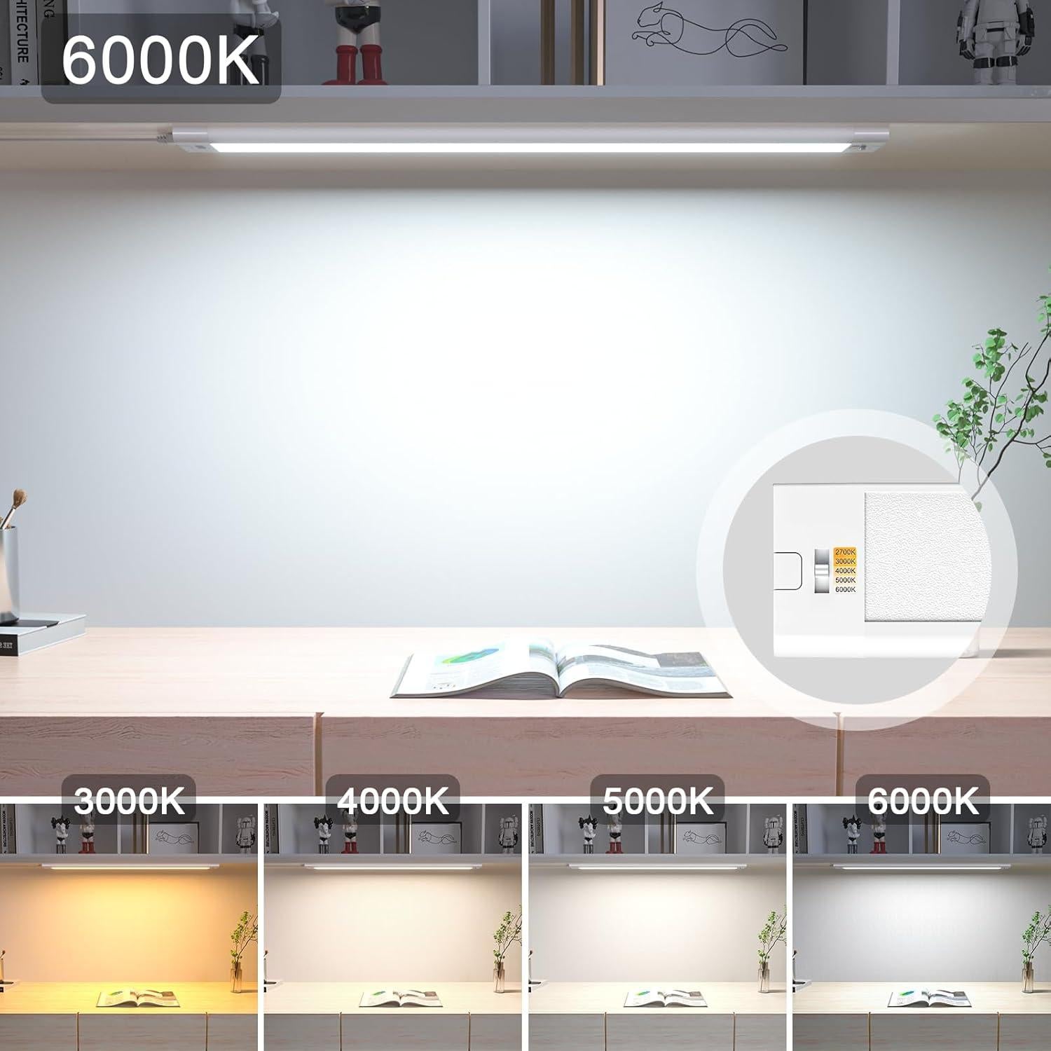 Luz LED Bajo Gabinete WOBANE 42 cm Regulable 1000LM